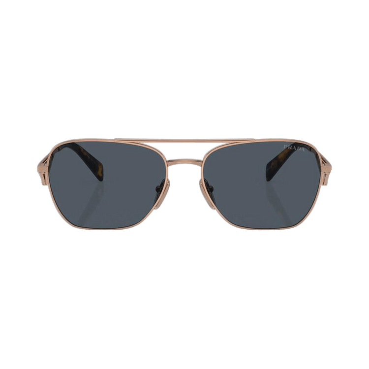 Prada Aviator Sunglasses — Black – Trevalie Gold Grey 0PR A50S SVF09T