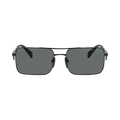 Prada Rectangular Sunglasses — Black – 0PR A52S 1AB5Z1
