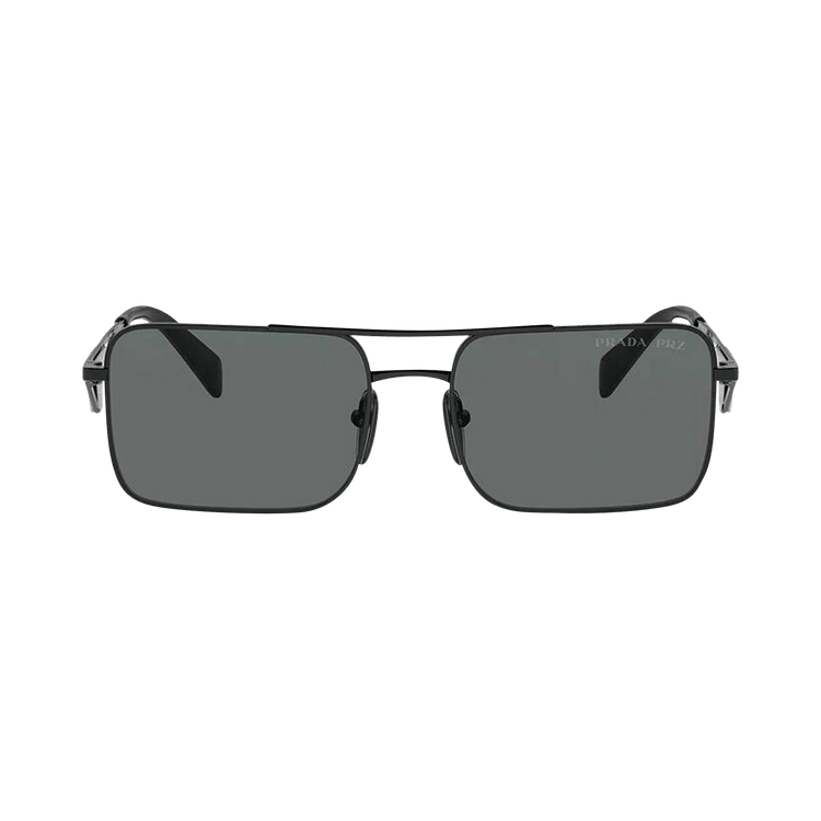 Prada Rectangular Sunglasses — Black – 0PR A52S 1AB5Z1