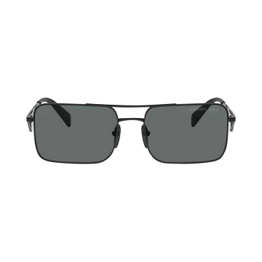 Prada Rectangular Sunglasses — Black – 0PR A52S 1AB5Z1
