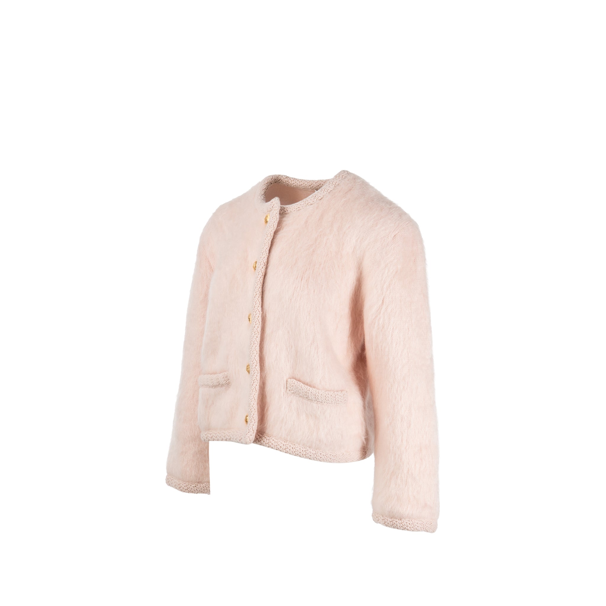celine-size-m-chasseur-jacket-mohair-polyamide-laine-pale-pink-ghw