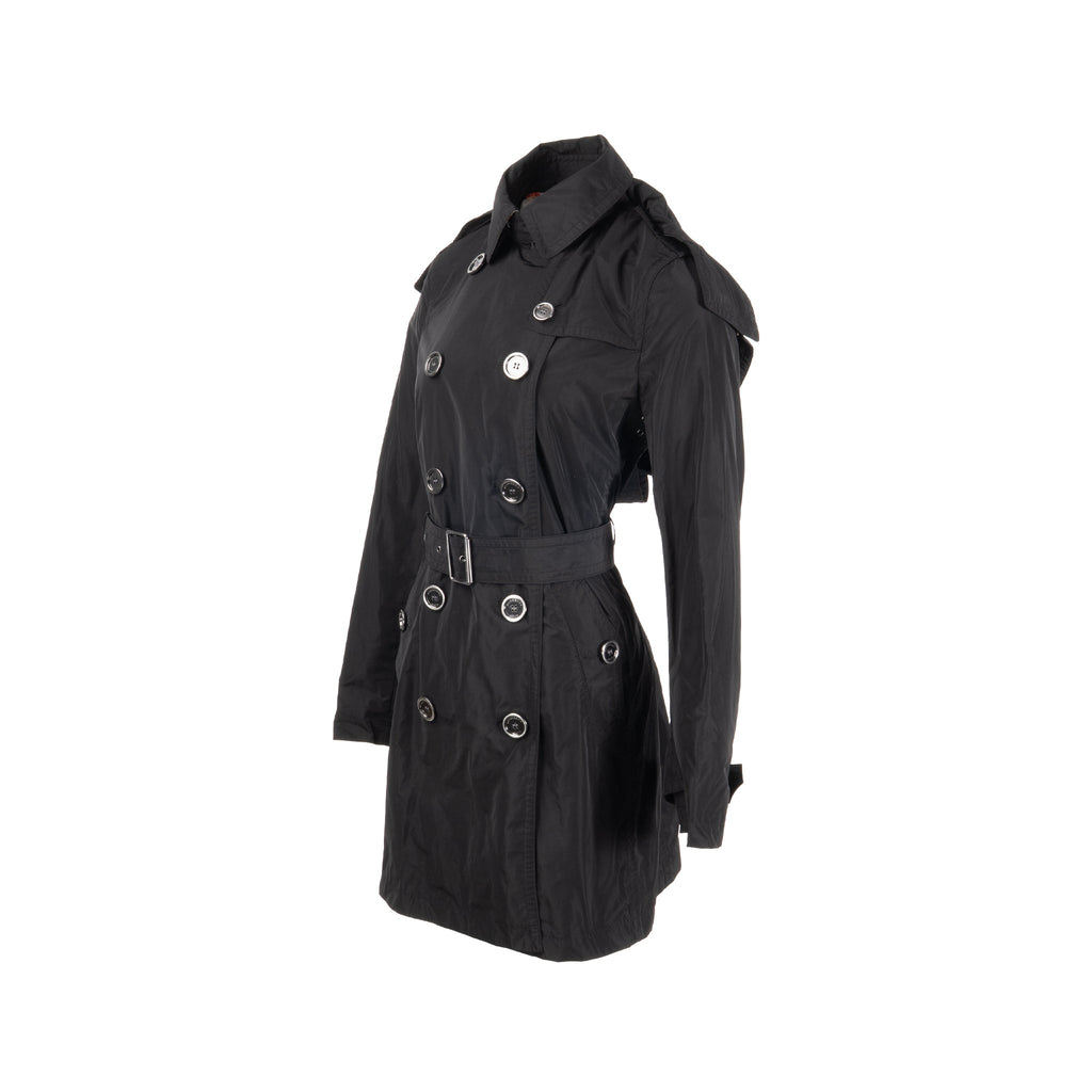 burberry-size-uk-8-brit-hooded-trench-coat-with-belt-ployester-black
