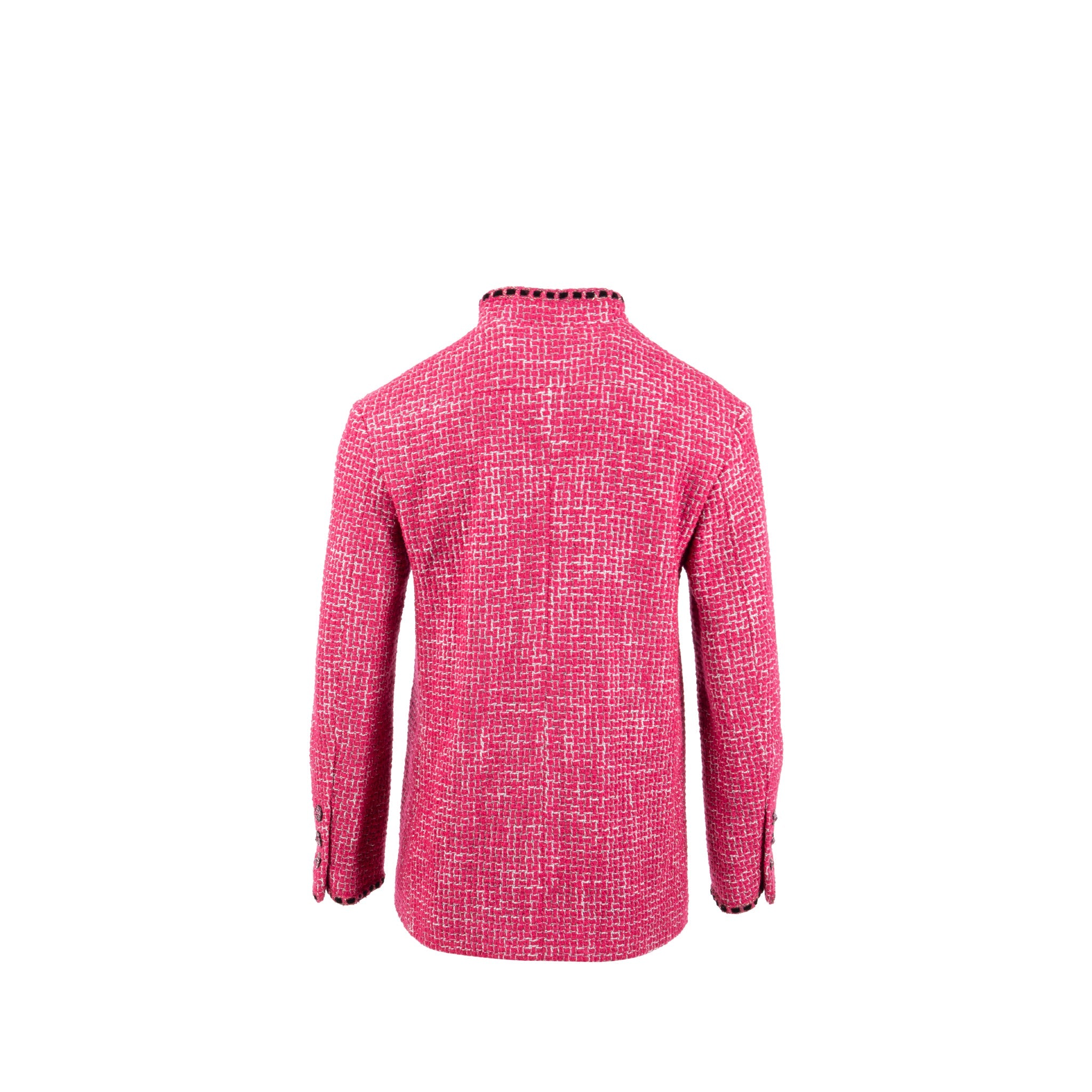 chanel-size-34-tweed-jacket-pink-white-black