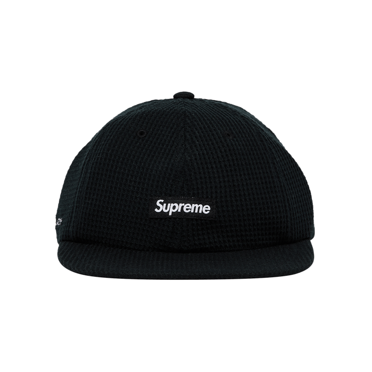 Supreme Polartec Waffle Small Box 6-Panel 'Black'