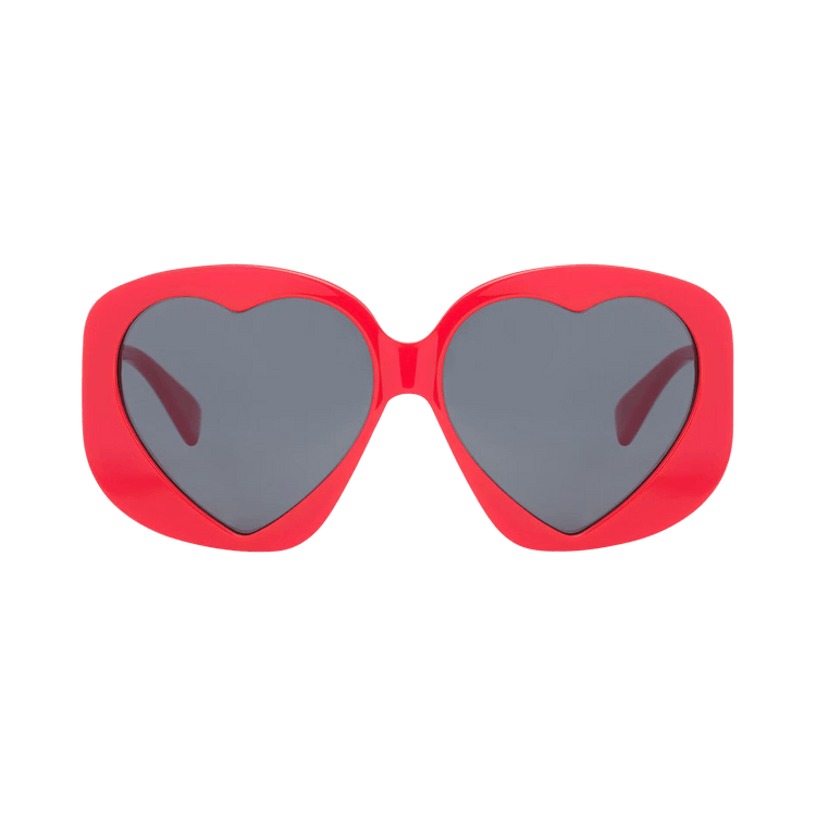 Moschino Heart Lens Sunglasses — Red