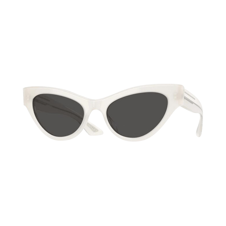 Khaite Cat Eye Sunglasses — White