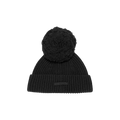 Jean Paul Gaultier Wool Beanie With Pompom 'Black'