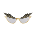 Gucci Cat Eye Sunglasses — Tan