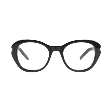 Saint Laurent Round Frame Sunglasses — Black