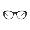 Saint Laurent Round Frame Sunglasses — Black