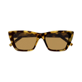 Saint Laurent Cat Eye Sunglasses — Brown – Havana 276 Mica 037