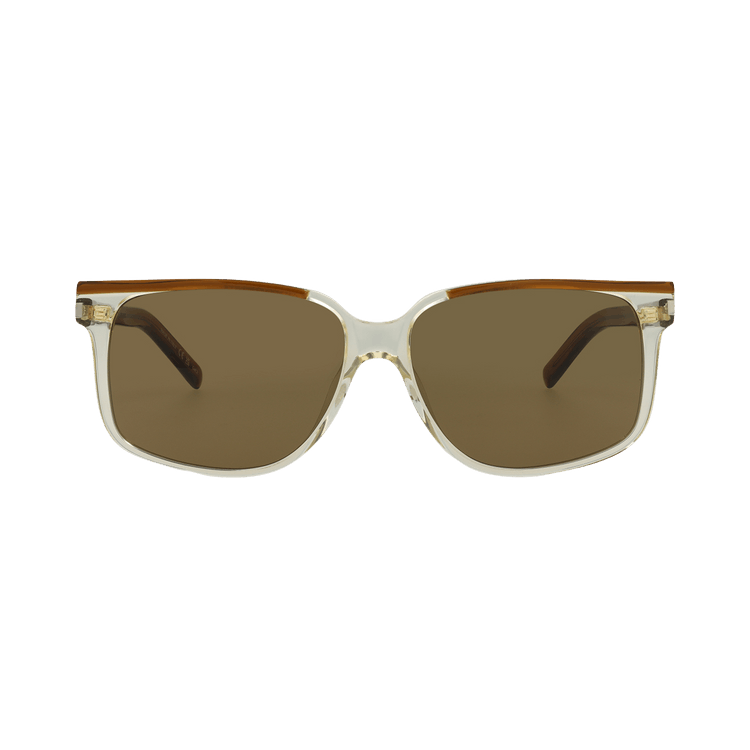 Saint Laurent Square Sunglasses — Brown – 599 002