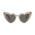 Saint Laurent Heart Sunglasses — Brown – Nude Copper 027