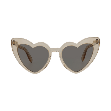Saint Laurent Heart Sunglasses — Brown – Nude Copper 027