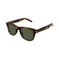 Saint Laurent Square Sunglasses — Brown – Havana Green 51 Rim 003