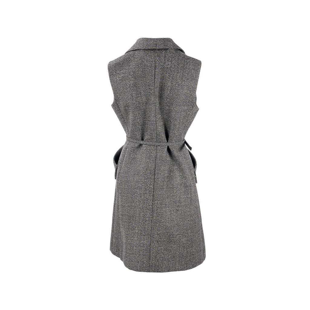 dior-size-40-sleeveless-dress-vest-with-belt-virgin-wool-grey