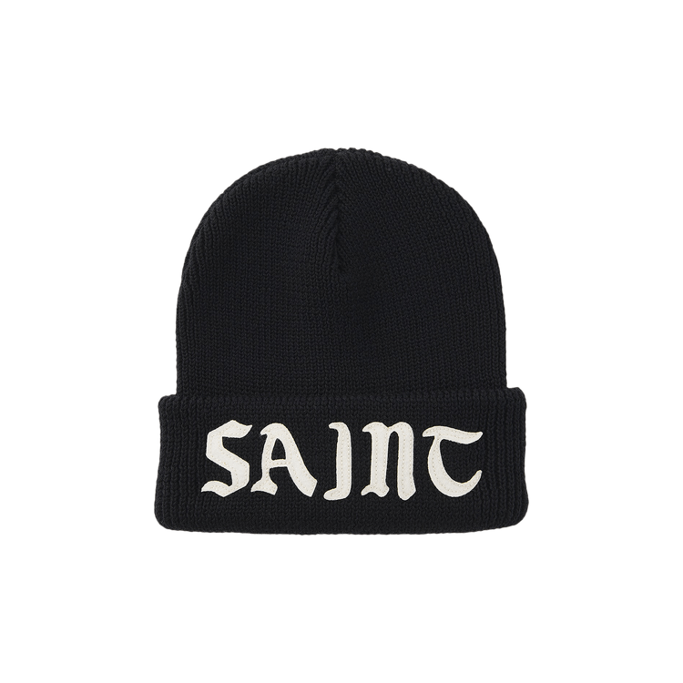 SAINT Mxxxxxx Saint Knit Cap 'Black' – YS1 081