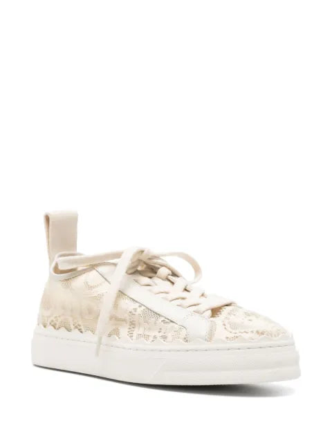 Chloé Lauren lace-detail sneakers