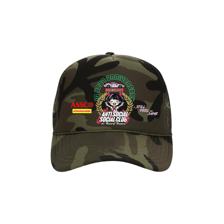 Anti Social Social Club Weird Years Trucker Hat 'Camo'