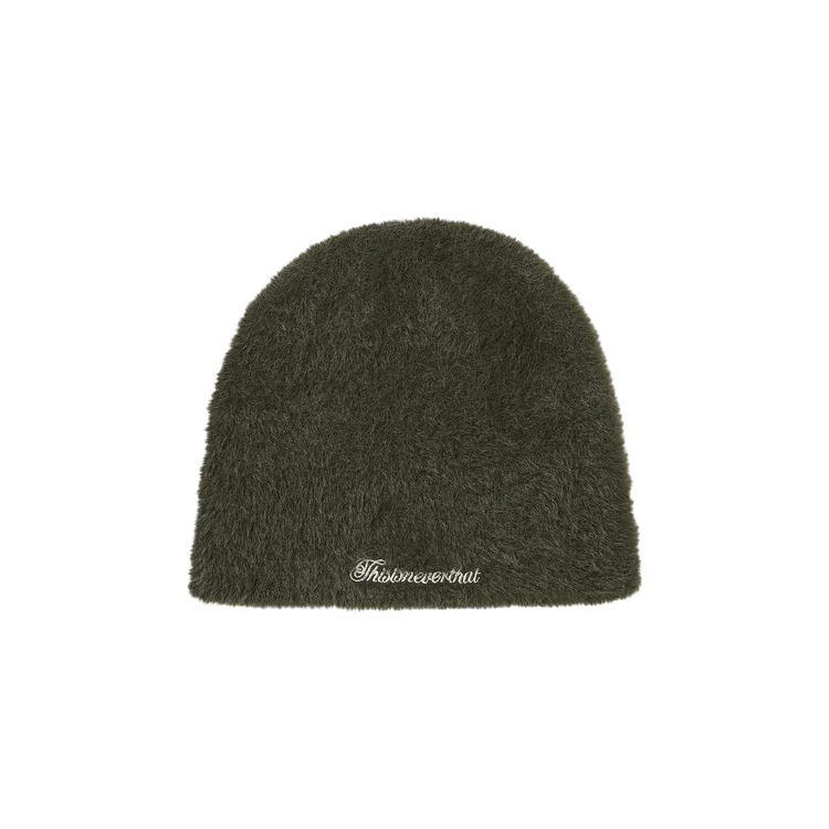 thisisneverthat Shaggy No Cuff Beanie 'Olive'