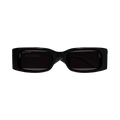 Balenciaga Rectangular Sunglasses — Black