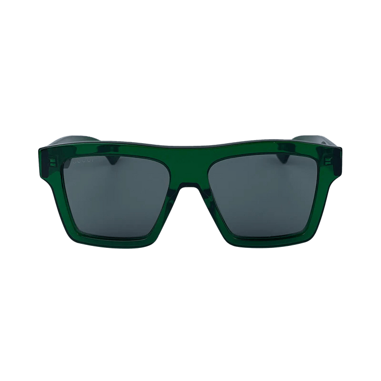 Gucci Square Sunglasses — Green – Grey GG0962S 010