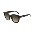Alexander McQueen Square Sunglasses — Brown