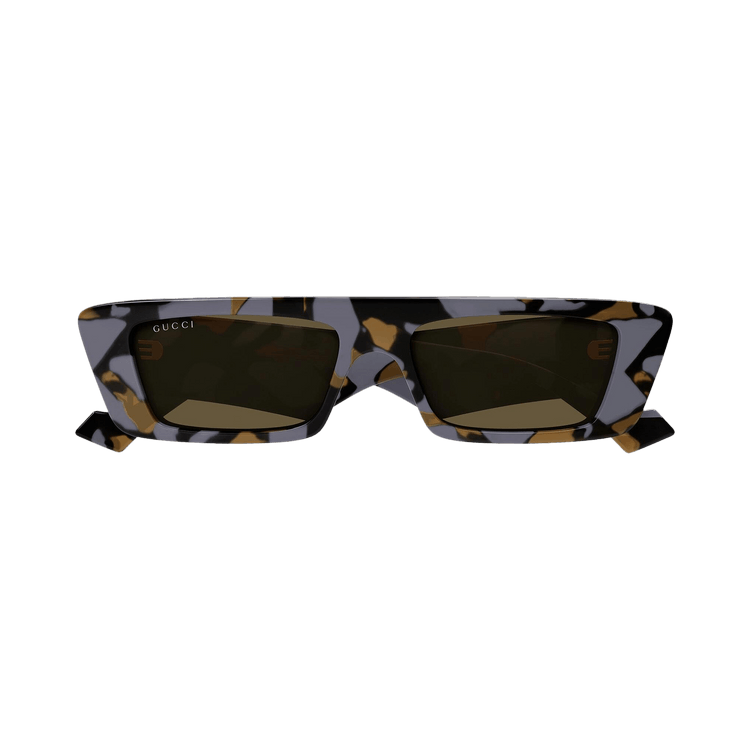 Gucci Flattop Frame Sunglasses — Brown – 006