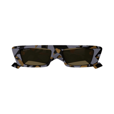Gucci Flattop Frame Sunglasses — Brown – 006