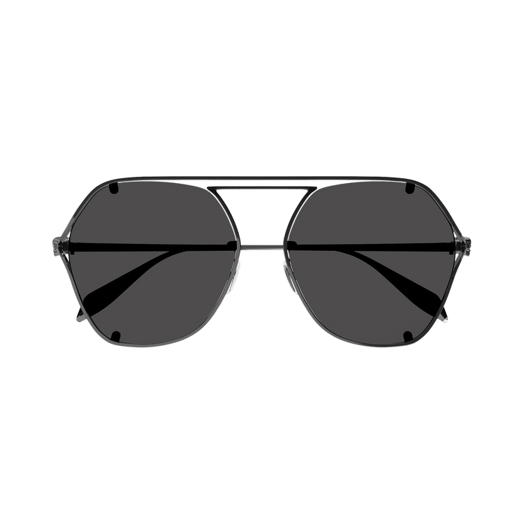 Alexander McQueen Aviator Sunglasses — Black