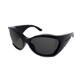 Balenciaga Shield Sunglasses — Black – Grey BB0154S