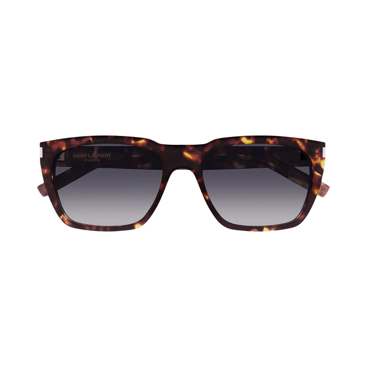 Saint Laurent Square Sunglasses — Brown – Havana Grey 598 004