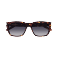 Saint Laurent Square Sunglasses — Brown – Havana Grey 598 004