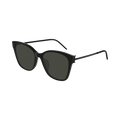 Saint Laurent Square Sunglasses — Black – Trevalie M48S 001