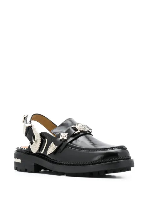 Toga Pulla sling-back mule loafers