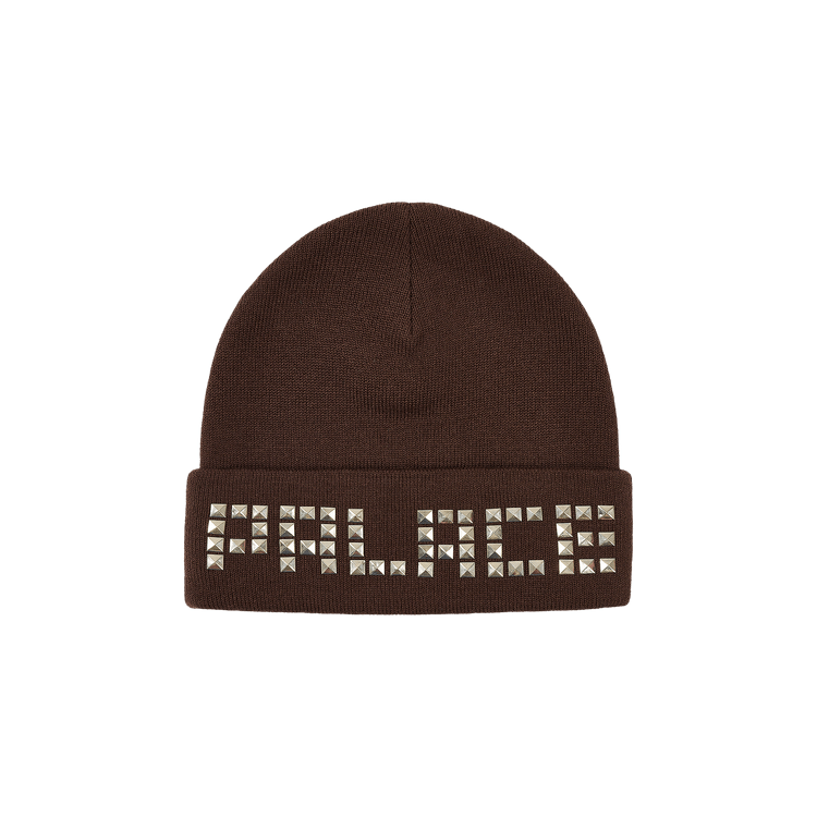 Palace Emotional Studded Beanie 'Brown'