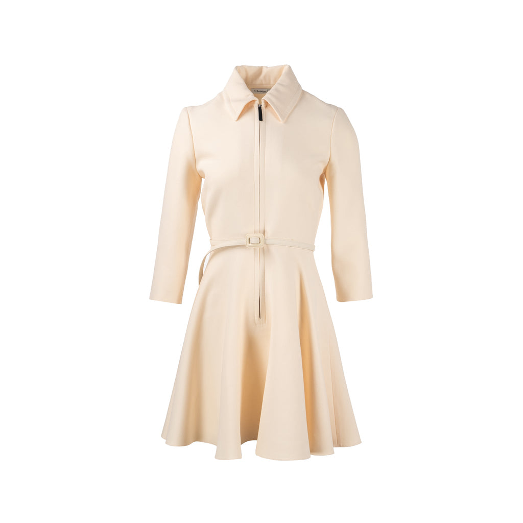 dior-size-38-zip-dress-with-belt-wool-silk-ecru