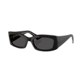 Khaite Rectangular Sunglasses — Black