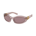 Miu Miu Oval Sunglasses — Brown – MU14ZSF 12W20I