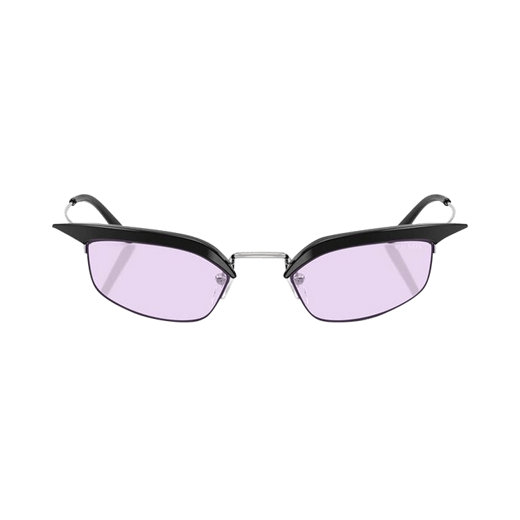 Prada Rectangular Sunglasses — Black – Violet PR B50S TZM40J