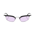 Prada Rectangular Sunglasses — Black – Violet PR B50S TZM40J
