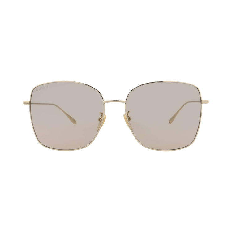 Gucci Square Sunglasses — Gold – Pink GG1030SK 005