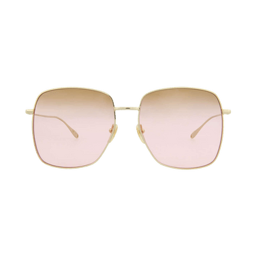 Gucci Square Sunglasses — Gold – Pink GG1031S 005