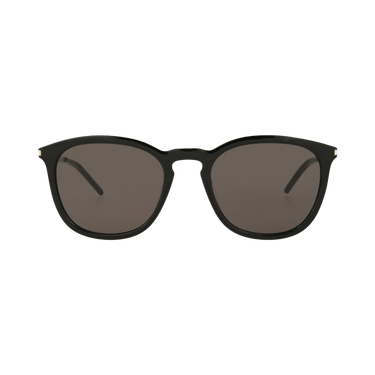 Saint Laurent Round Sunglasses — Black – Silver 360 001
