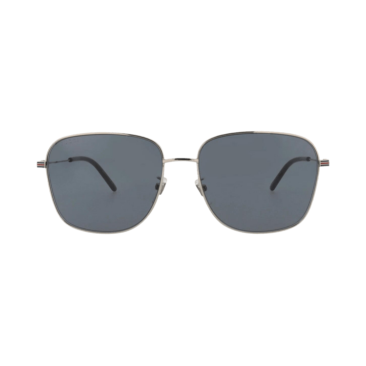 Gucci Square Sunglasses — Silver – Blue GG1464SA 004