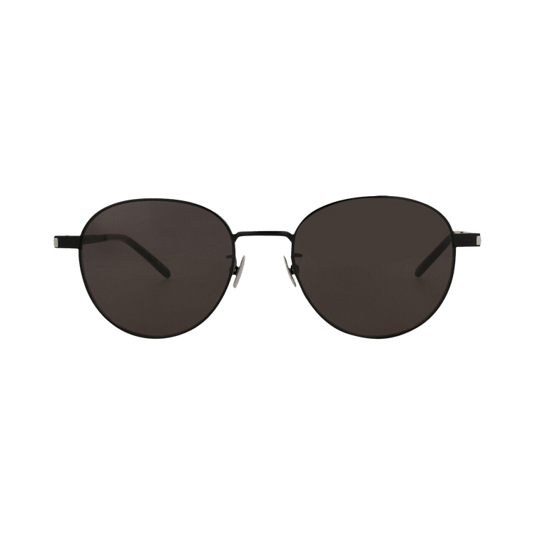 Saint Laurent Round Sunglasses — Black – 533 009