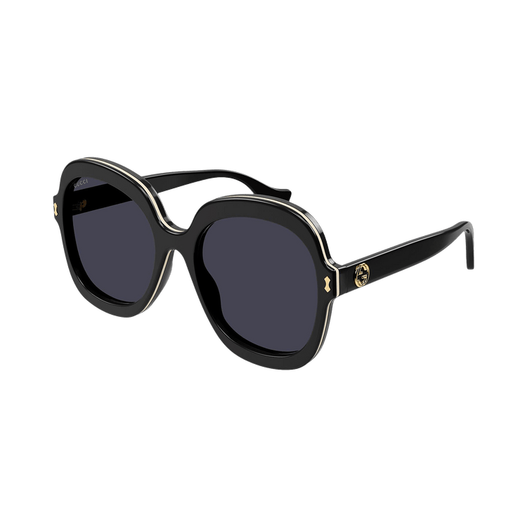 Gucci Oversized Sunglasses — Black – Grey GG1240S