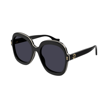 Gucci Oversized Sunglasses — Black – Grey GG1240S