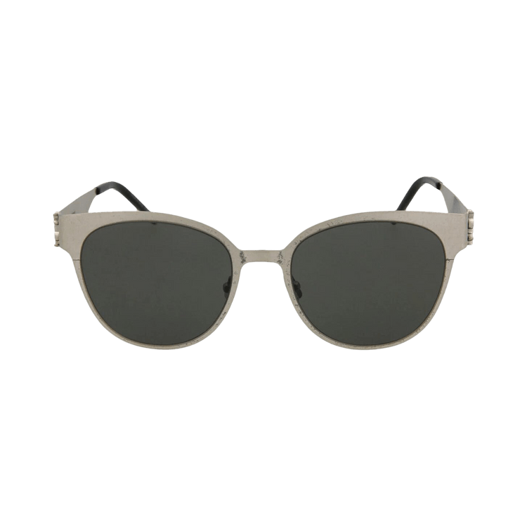 Saint Laurent Round Sunglasses — Silver – SL M42 005