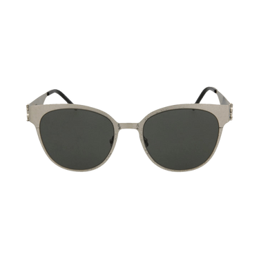 Saint Laurent Round Sunglasses — Silver – SL M42 005